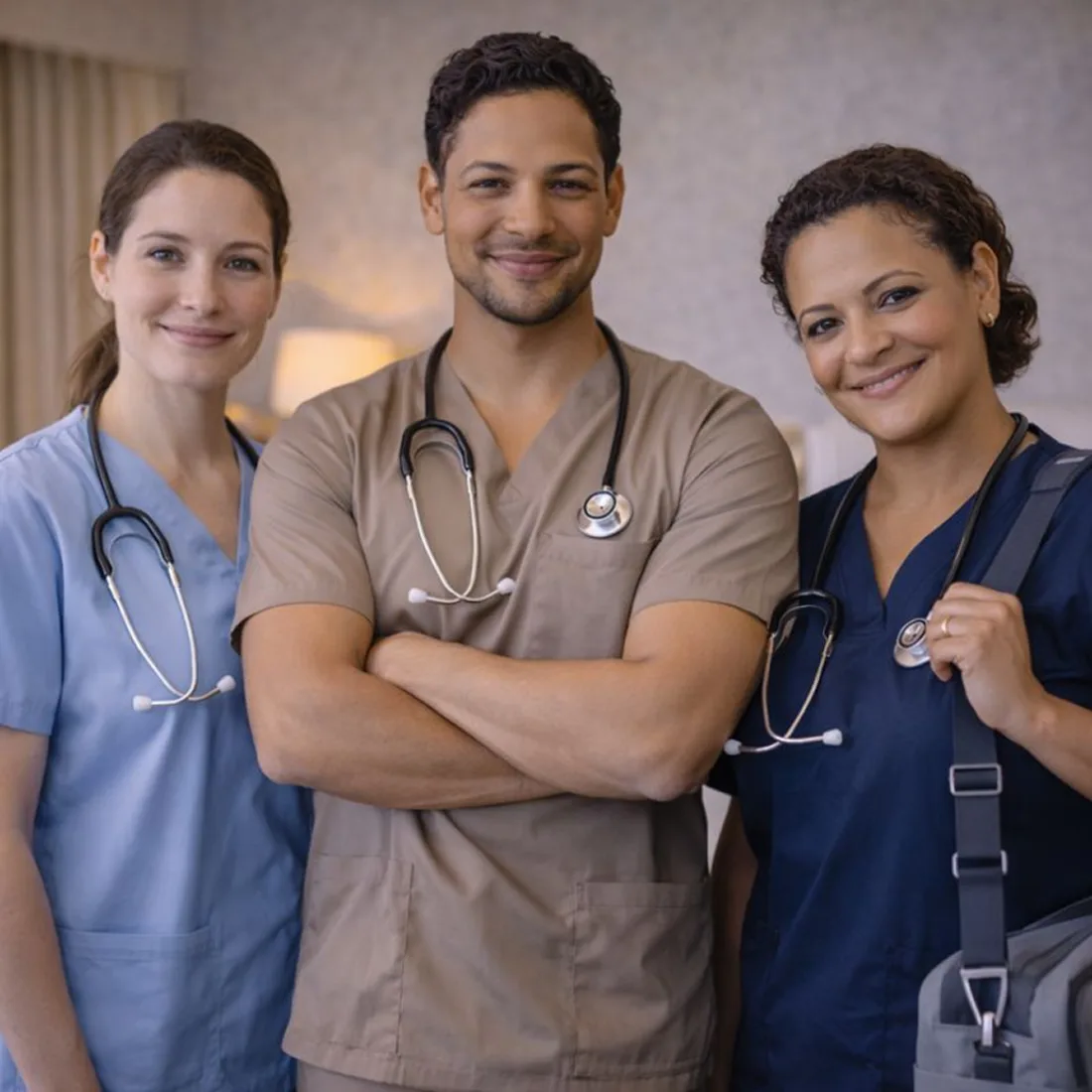 Equipe de enfermagem da DulceCare especializada em home care humanizado em Salto, Itu e região